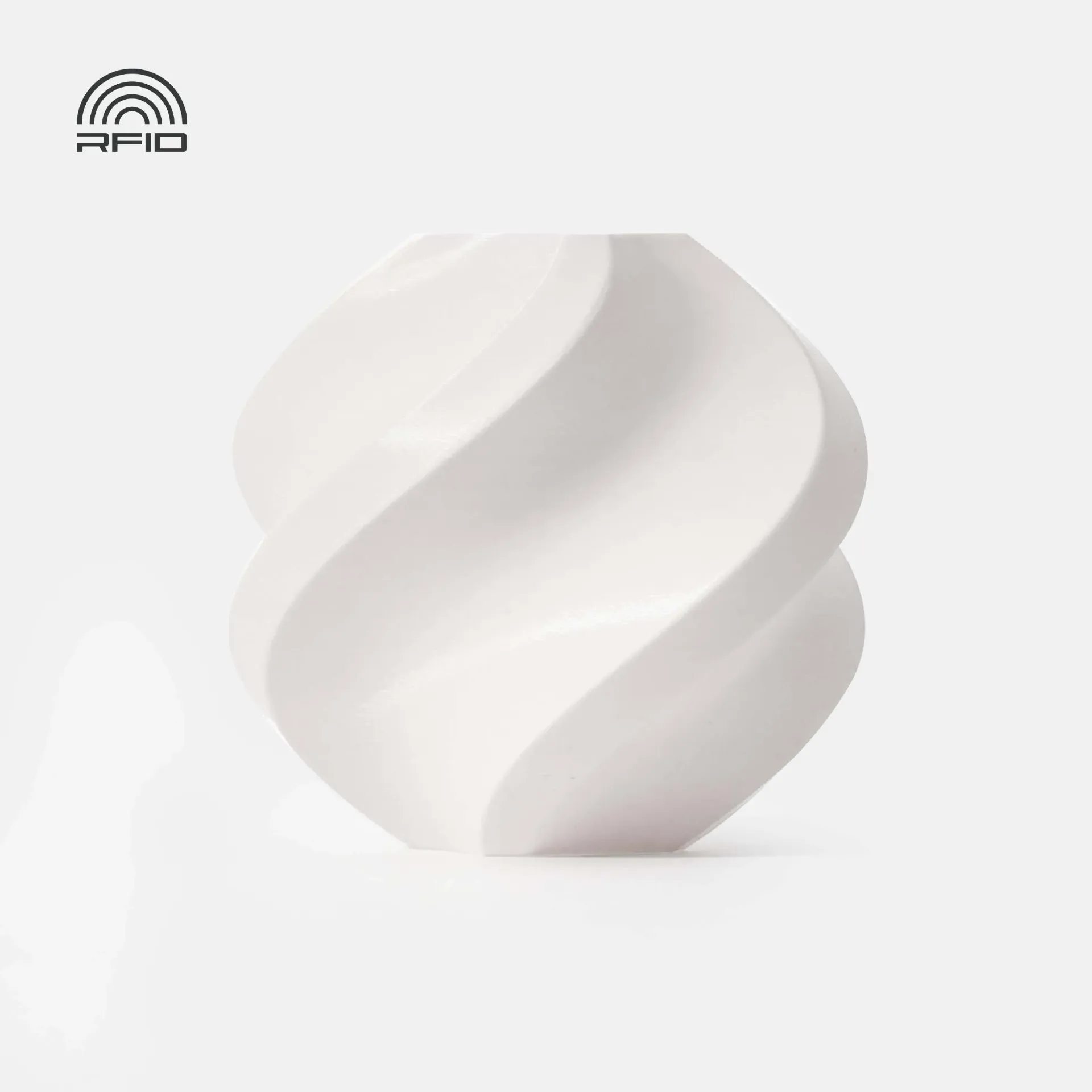 [FLBM0102] Bambu Lab PLA Basic Filament-1KG -1.75- Jade White(10100)-Refill Pack Without Spool