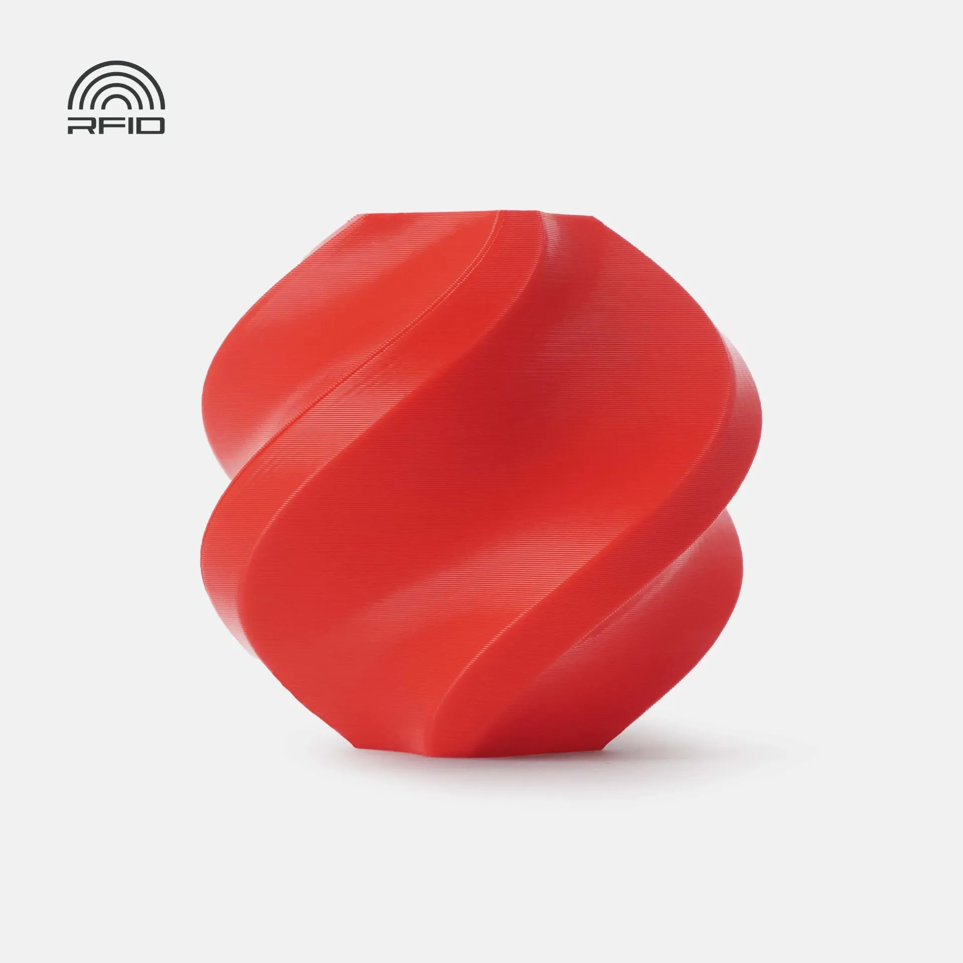 [PLABM0104] Bambu Lab PLA Basic Red(10200) Filament-1KG -1.75- Refill Pack Without Spool