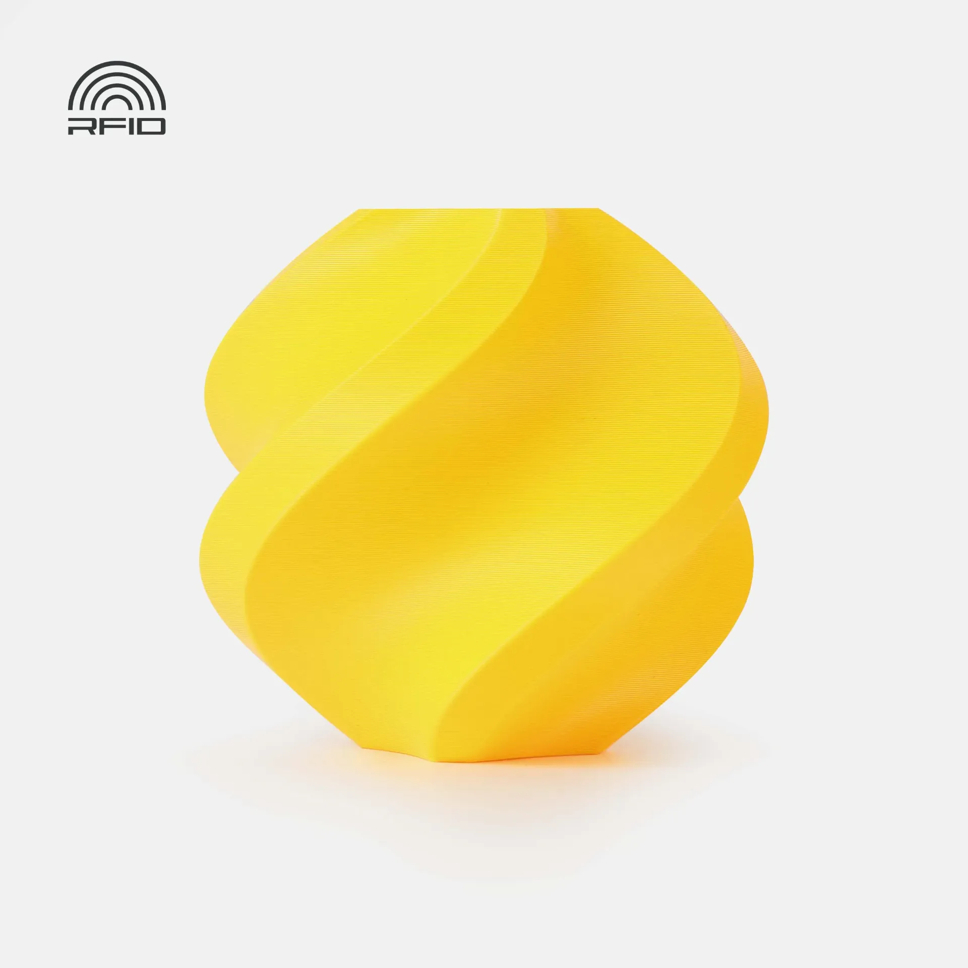 [FLBM0105] Bambu Lab PLA Basic Filament-1KG -1.75- Yellow(10400)-Refill Pack Without Spool