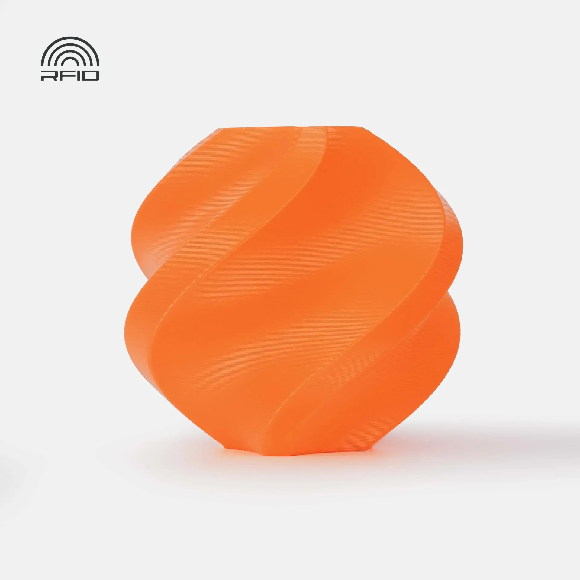 [FLBM0007] Bambu Lab PLA Basic Filament-1KG -1.75- Orange(10300)-with Reusable Spool