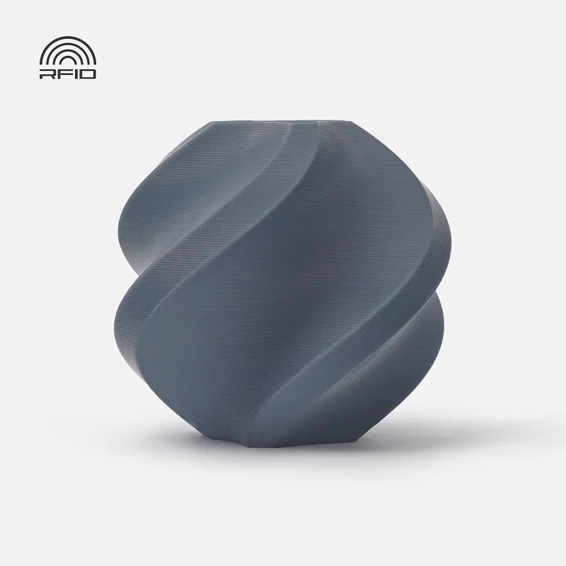 [PLABM0010] Bambu Lab PLA Basic Blue Grey(10602) Filament-1KG -1.75- with Reusable Spool