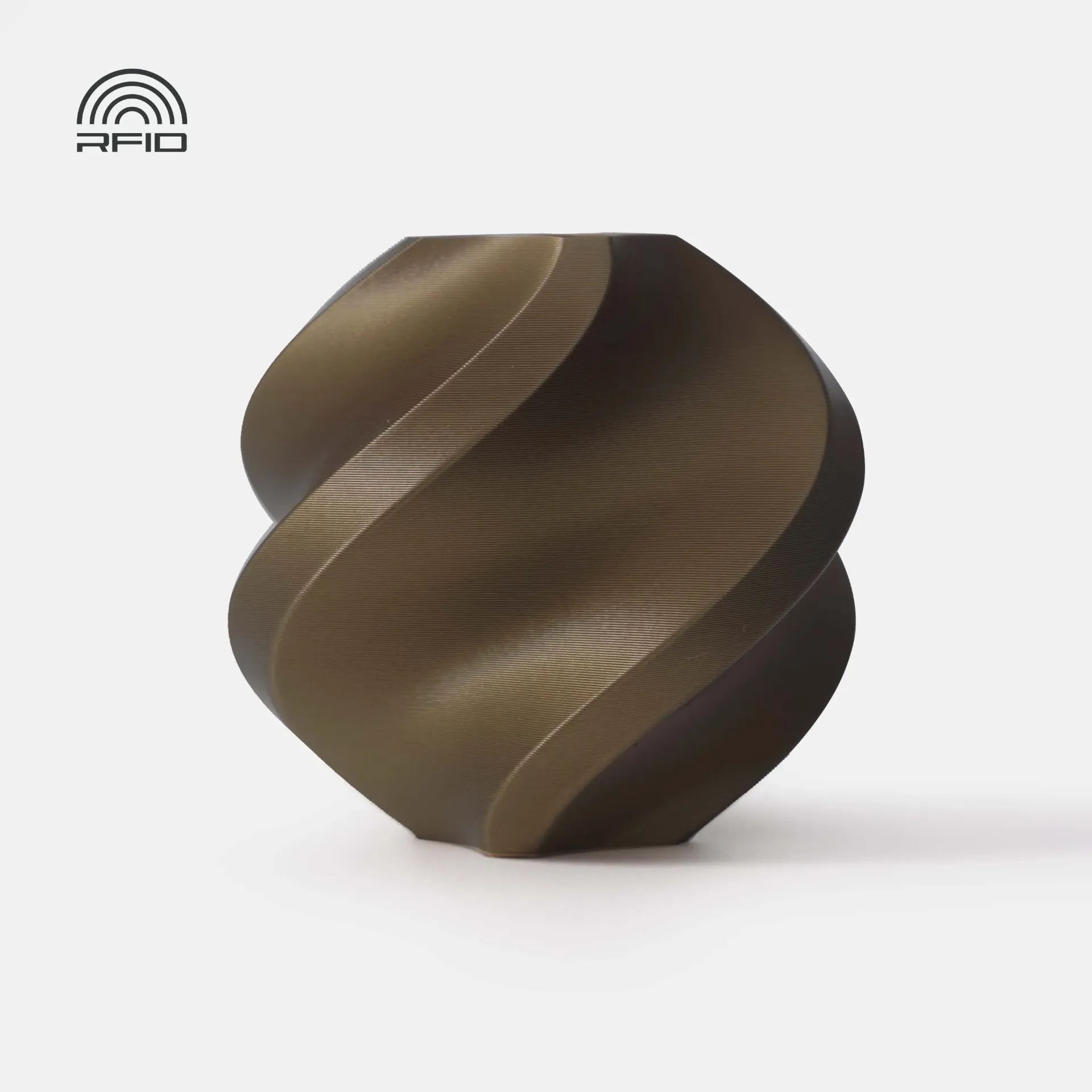 Bambu Lab PLA Basic Bronze(10801) Filament-1KG -1.75- with Reusable Spool