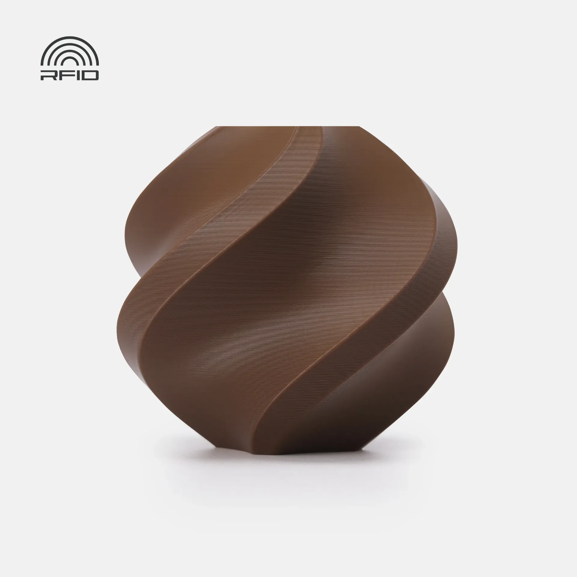 Bambu Lab PLA Basic Filament-1KG -1.75- Cocoa Brown(10802)-Refill Pack Without Spool