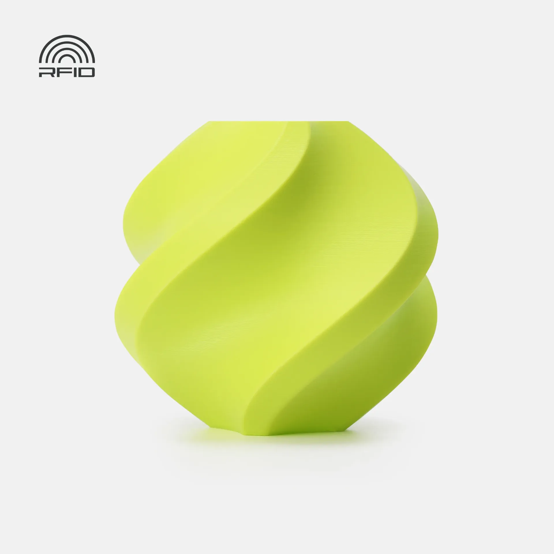 Bambu Lab PLA Basic Filament-1KG -1.75- Bright Green(10503)-Refill Pack Without Spool
