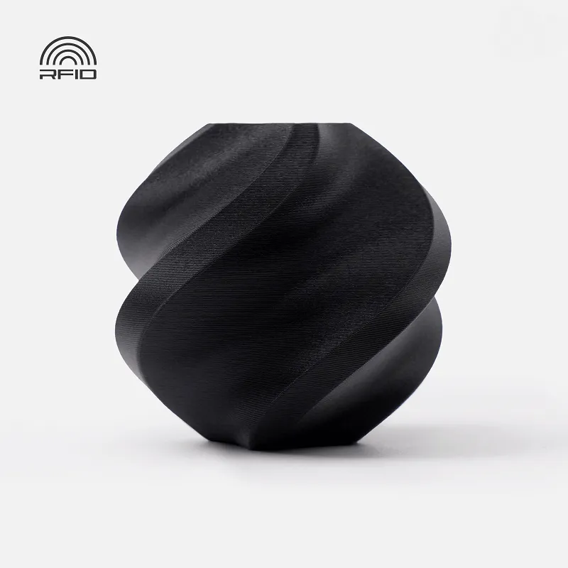 [FLBM0301] Bambu Lab PLA Matte Charcoal(11101) Filament-1KG -1.75- Refill Pack Without Spool