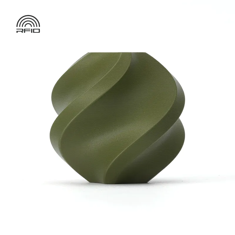 [PLABM0311] Bambu Lab PLA Matte Dark Green (11501) Filament-1KG -1.75- Refill Pack Without Spool