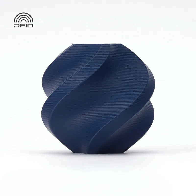 Bambu Lab PLA Matte Filament-1KG -1.75- Dark Blue (11602)-Refill Pack Without Spool