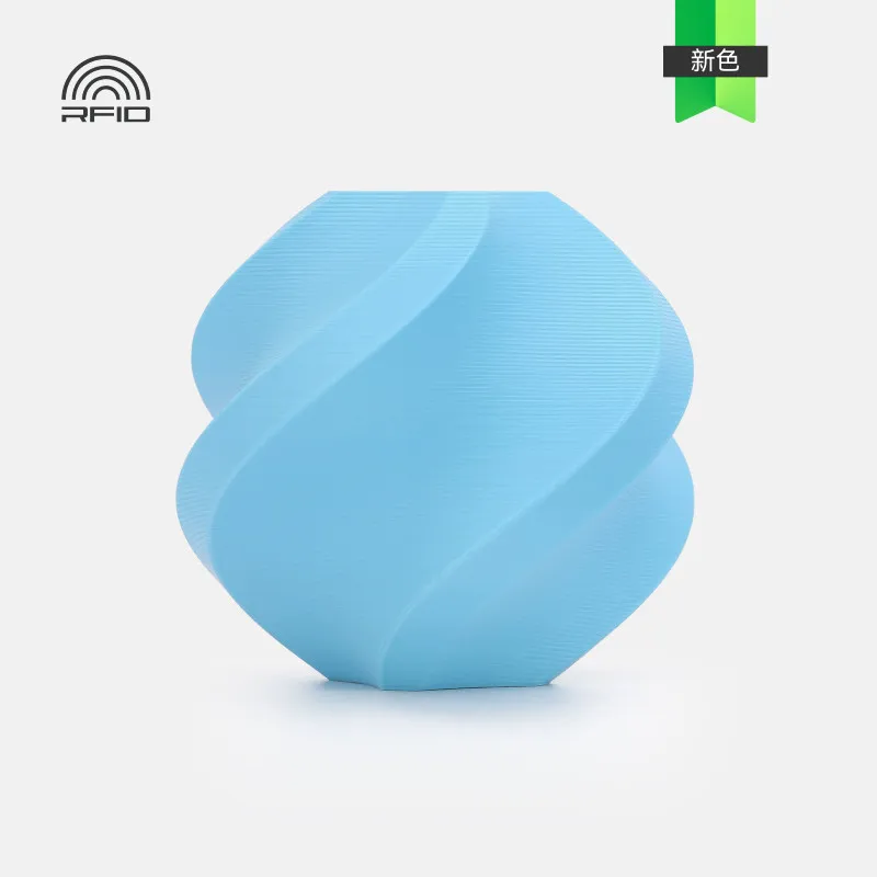 Bambu Lab PLA Matte Filament-1KG -1.75- Sky Blue (11603)-Refill Pack Without Spool