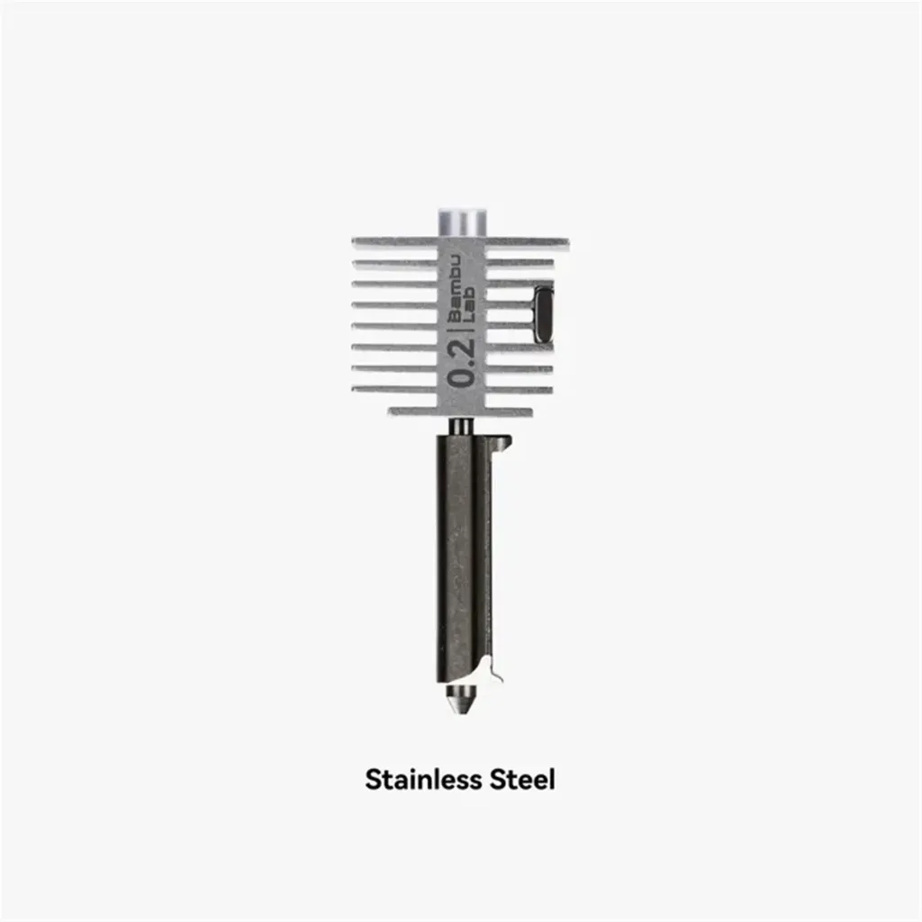 Bambu Lab original Hotend with Stainless Steel Nozzle - 0.2mm for A1 / A1 Mini