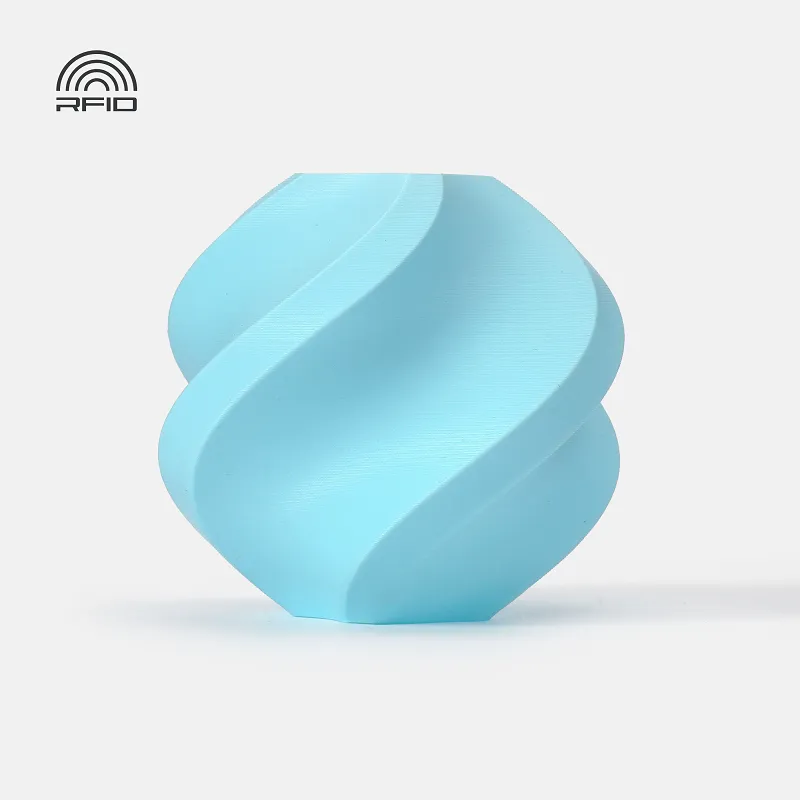 [FLBM0306] Bambu Lab PLA Matte Filament-1KG -1.75- Ice Blue(11601)-Refill Pack Without Spool