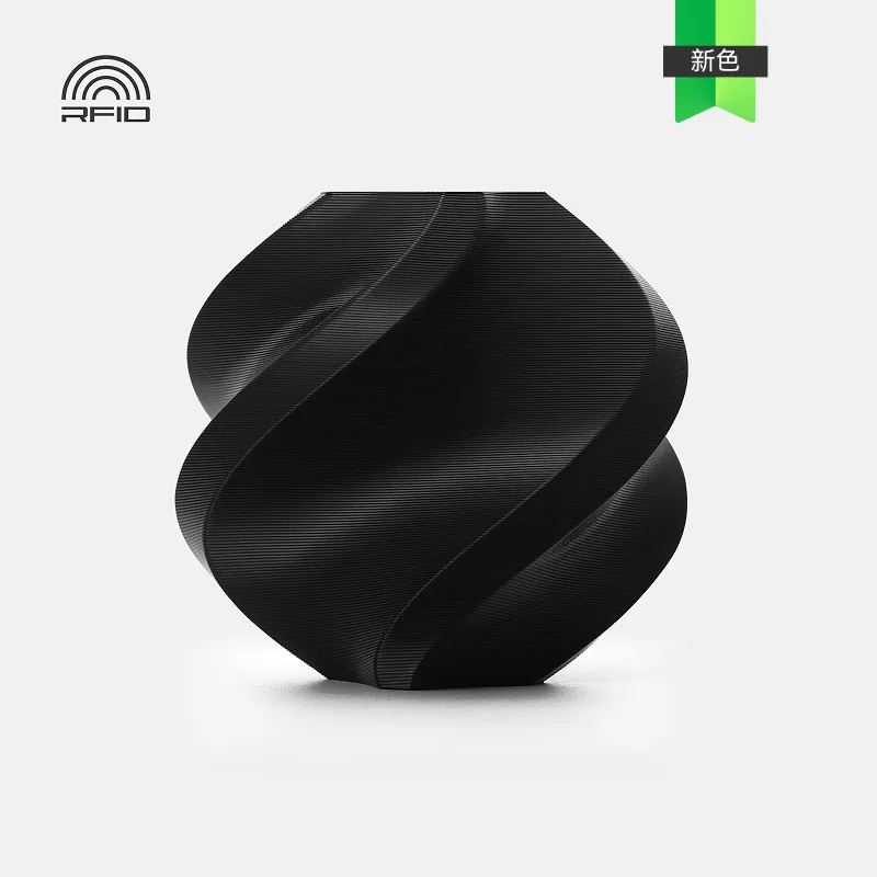 Bambu Lab PETG Basic Filament-1KG -1.75- Black(30105)-with Reusable Spool