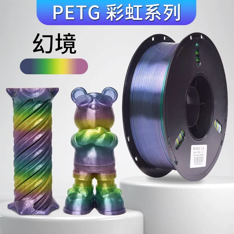 [PTGLB1007] Lanbo PETG Rainbow Dreamland Filament-1KG -1.75- With Spool