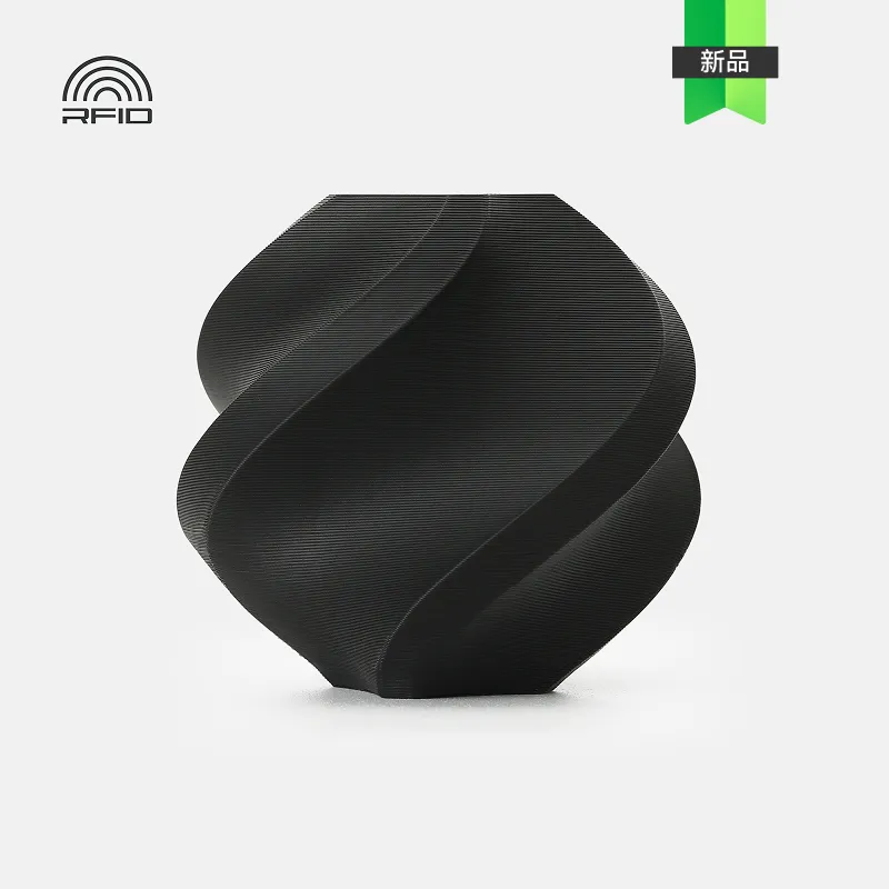 [PLABM0701] Bambu Lab PLA Lite Black(16100) Filament-1KG -1.75- Refill Pack Without Spool