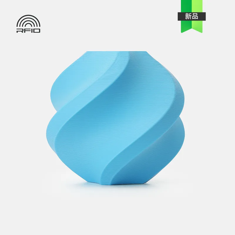 [PLABM0706] Bambu Lab PLA Lite Cyan(16600) Filament-1KG -1.75- Refill Pack Without Spool