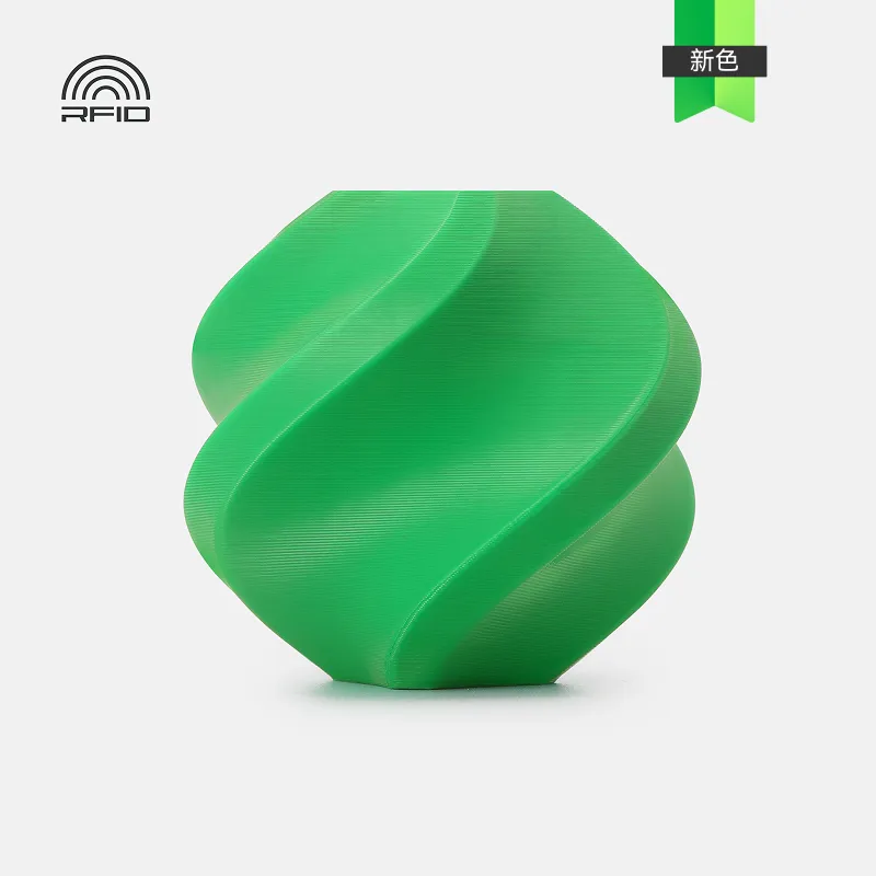 Bambu Lab PETG Basic Green(30502) Filament-1KG -1.75- Refill Pack Without Spool