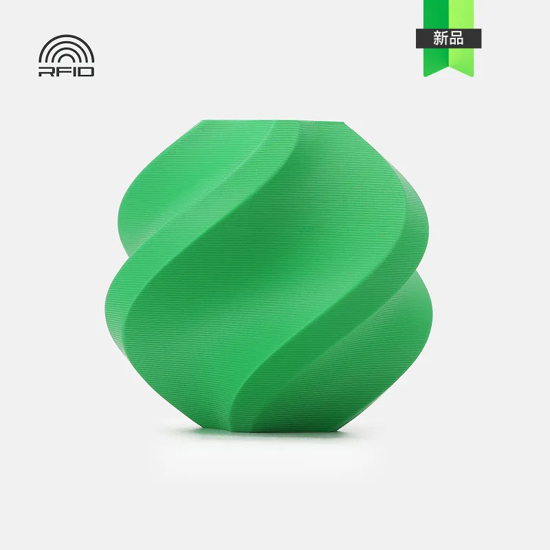 Bambu Lab PLA Lite Green(16501) Filament-1KG -1.75- Refill Pack Without Spool