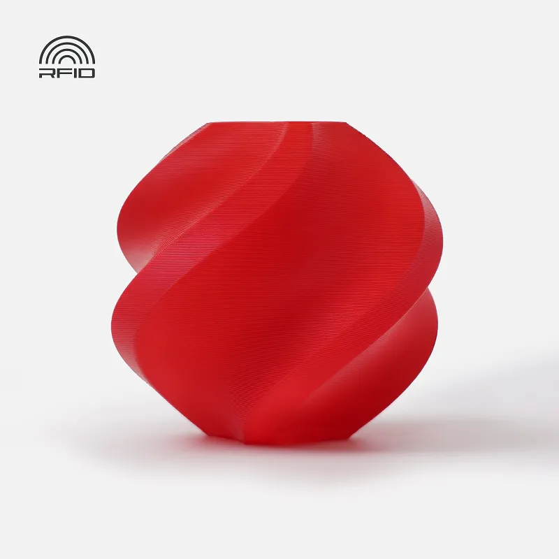 Bambu Lab ABS Red(40200) Filament-1KG -1.75- Refill Pack Without Spool