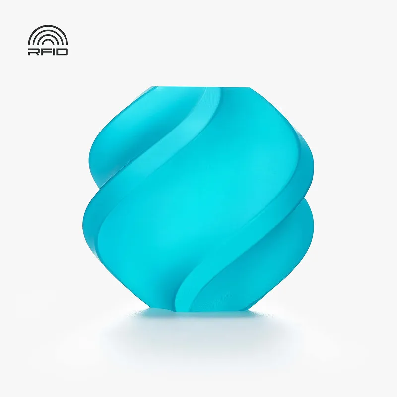 [PLABM2013] Bambu Lab PLA Translucent Teal(13612) Filament-1KG -1.75- with Reusable Spool