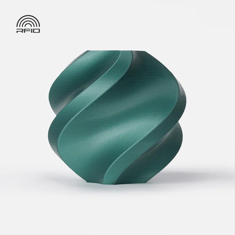 Bambu Lab PLA Metal Oxide Green (13500) Filament-1KG -1.75- with Reusable Spool