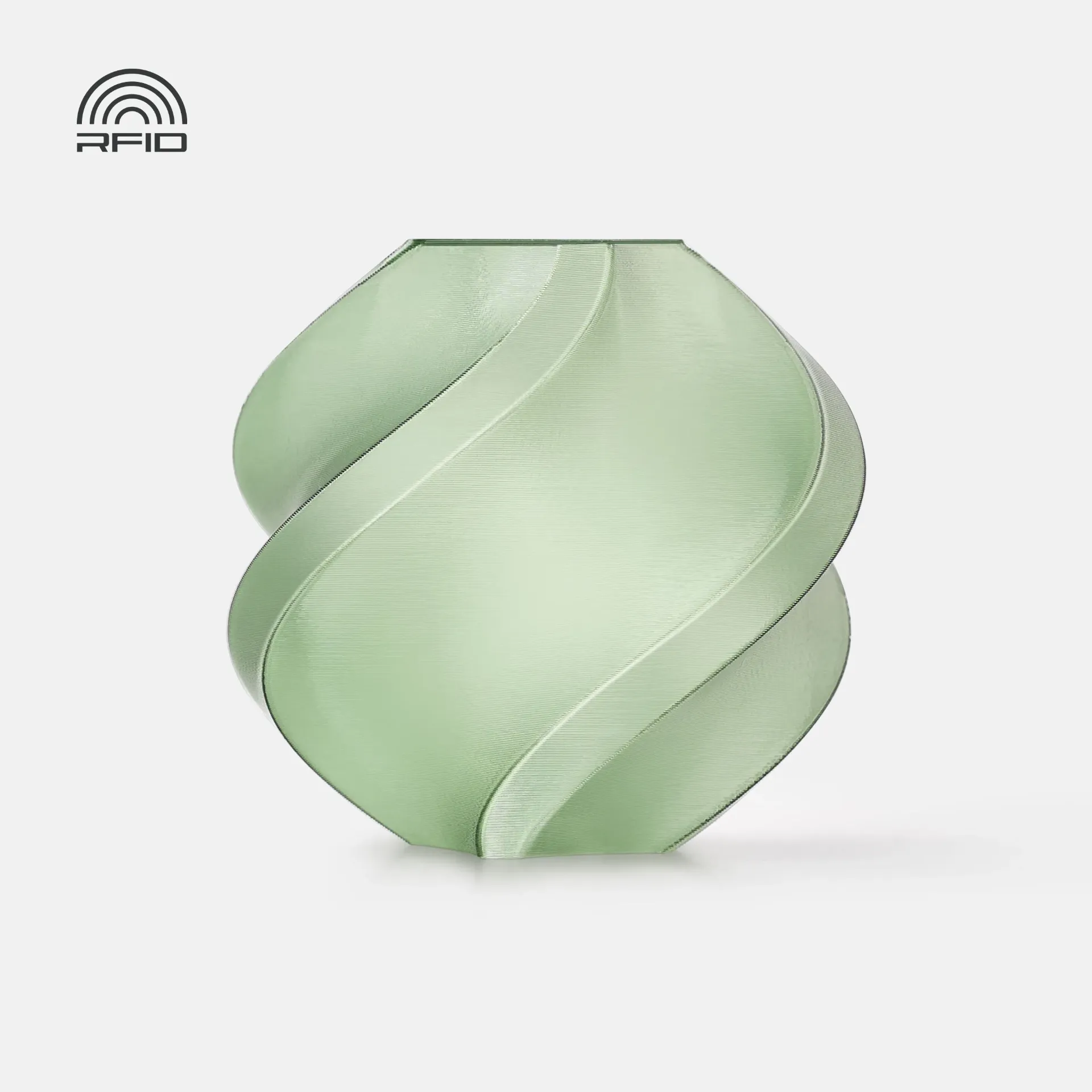 Bambu Lab PETG Translucent Olive (32500) Filament-1KG -1.75- Refill Pack Without Spool