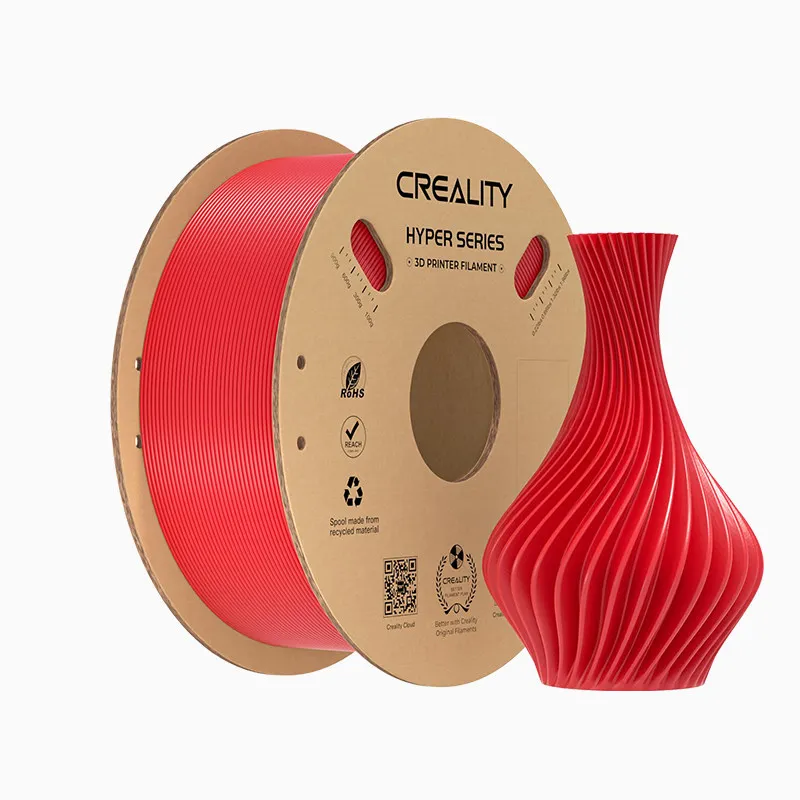 Creality Hyper PLA Red  Filament-1KG -1.75- With Spool