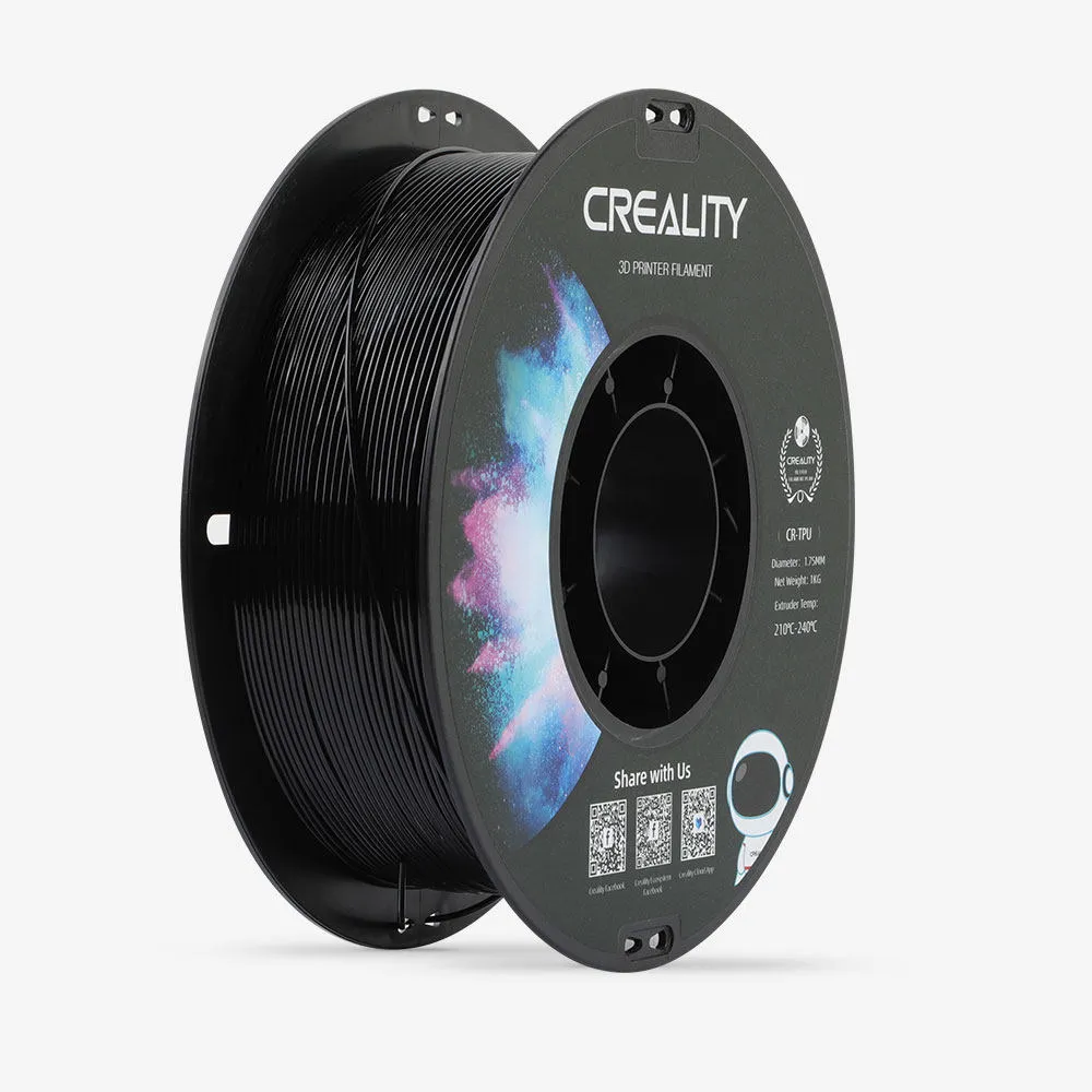 Creality CR-TPU Filament-1KG -1.75-Black-With Spool