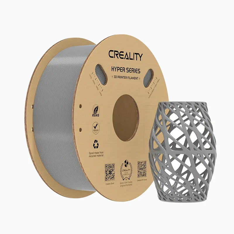 [PTGCR0203] Creality Hyper PETG Filament-1KG -1.75-Grey-With Spool