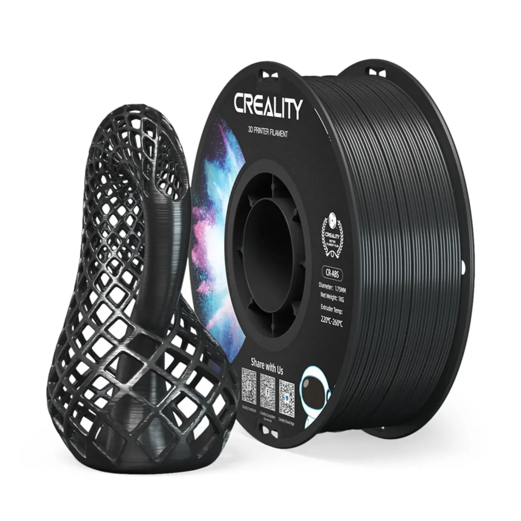 [ABSCR0001] Creality CR-ABS Filament-1KG -1.75-Black-With Spool