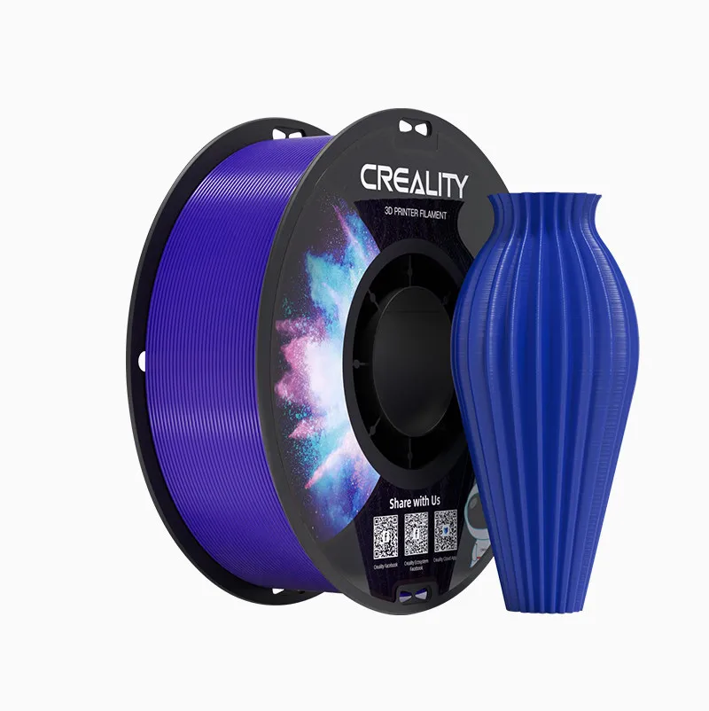 Creality CR-PETG Filament-1KG -1.75-Transparent Blue-With Spool