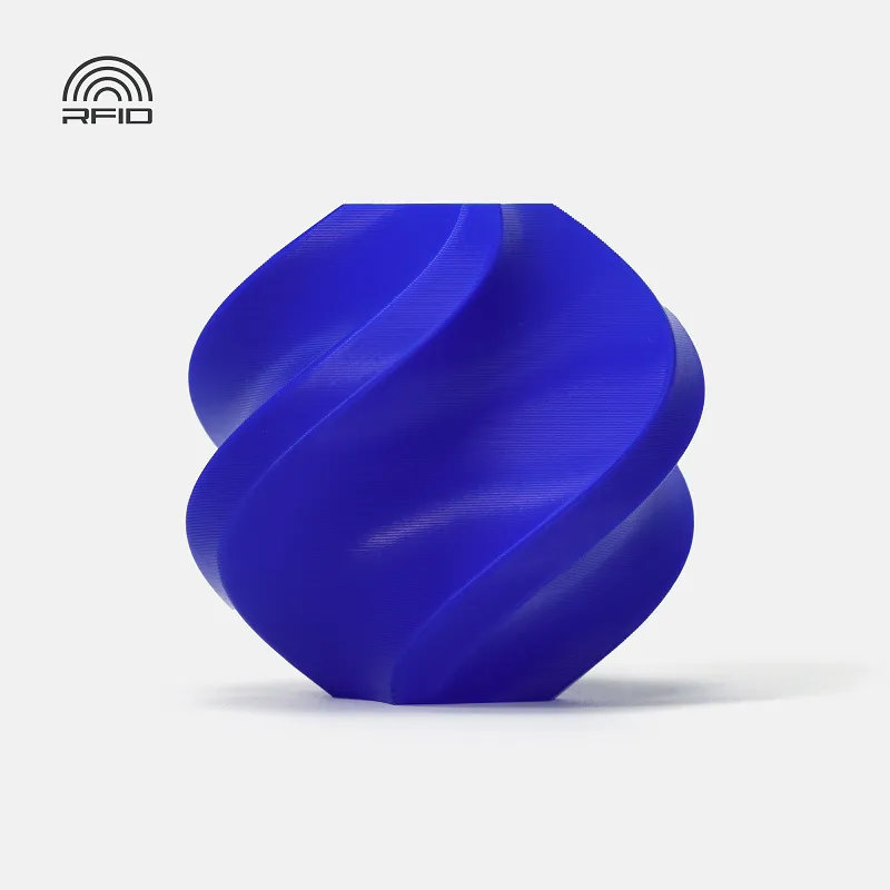 Bambu Lab PLA Basic Blue(10601) Filament-1KG -1.75- with Reusable Spool